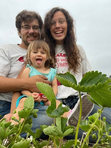 The Carter family at Red Wagon Farm
